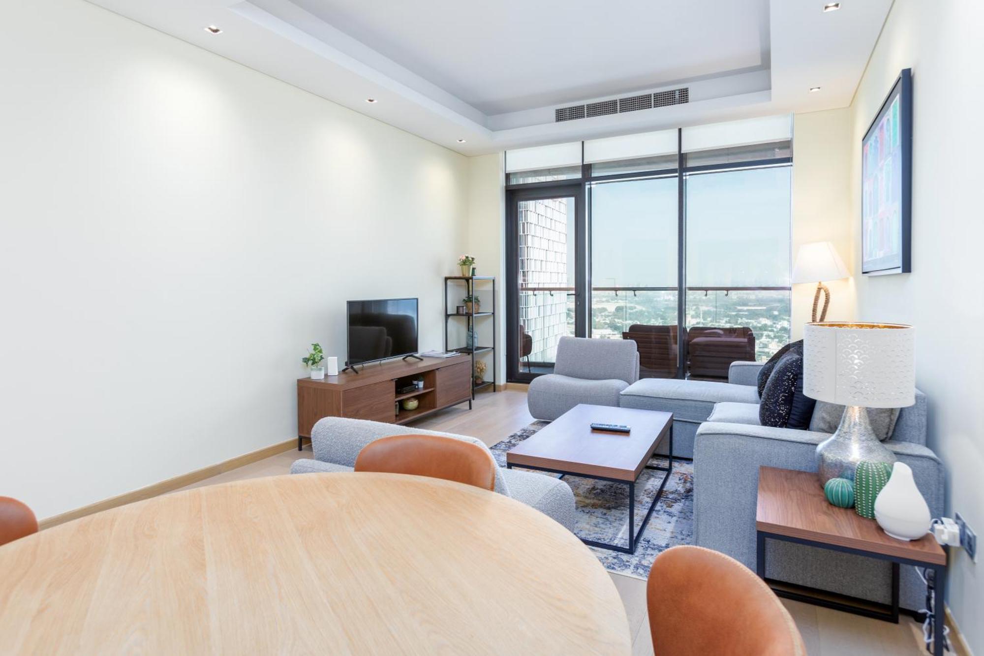 Modern 1Br Apartment, High Floor, Near Dubai Mall Екстериор снимка