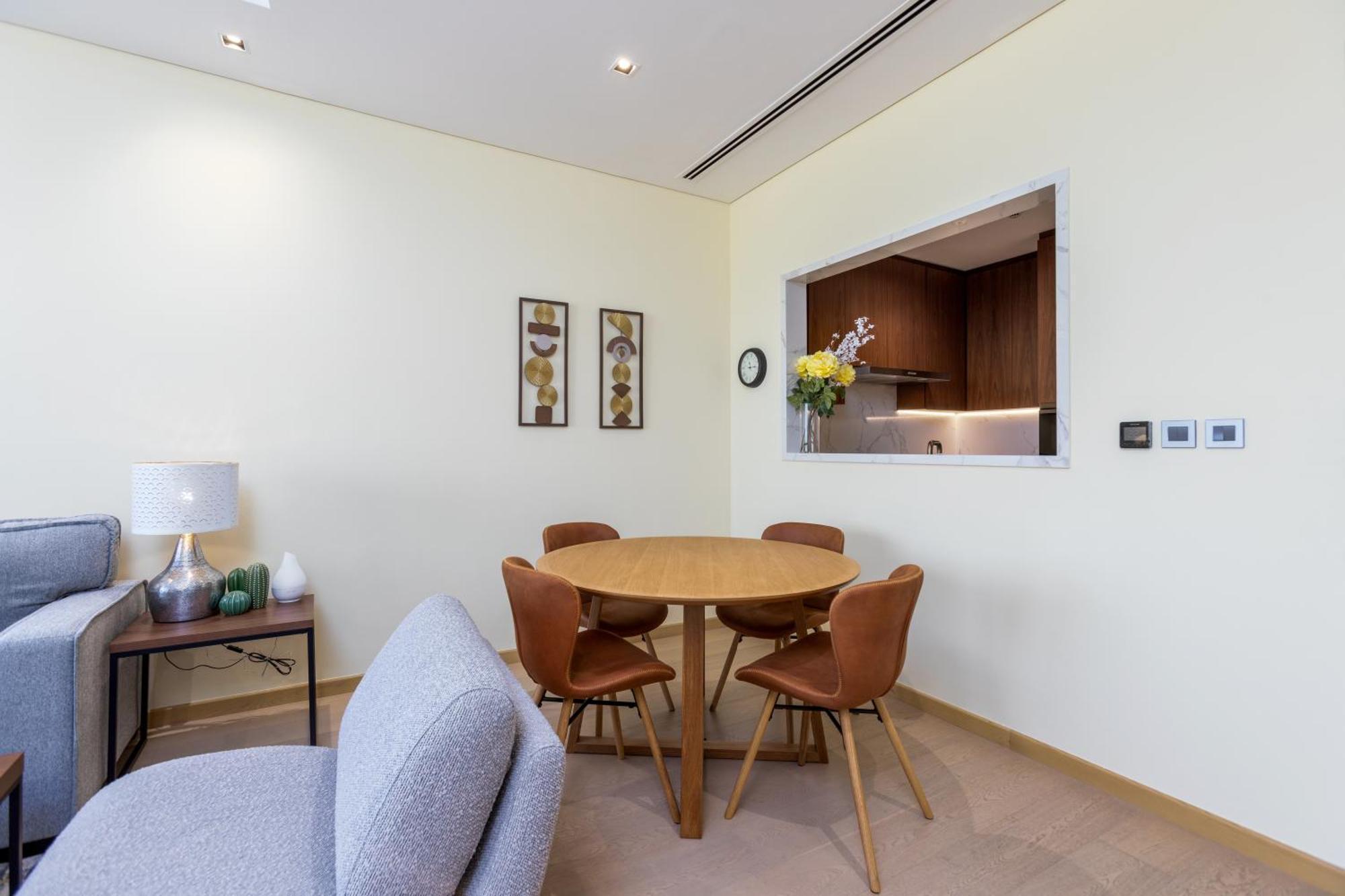 Modern 1Br Apartment, High Floor, Near Dubai Mall Екстериор снимка